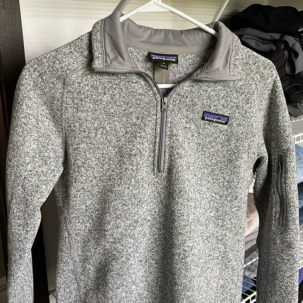Patagonia Better Sweater Quarter 1/4 Zip Birch White